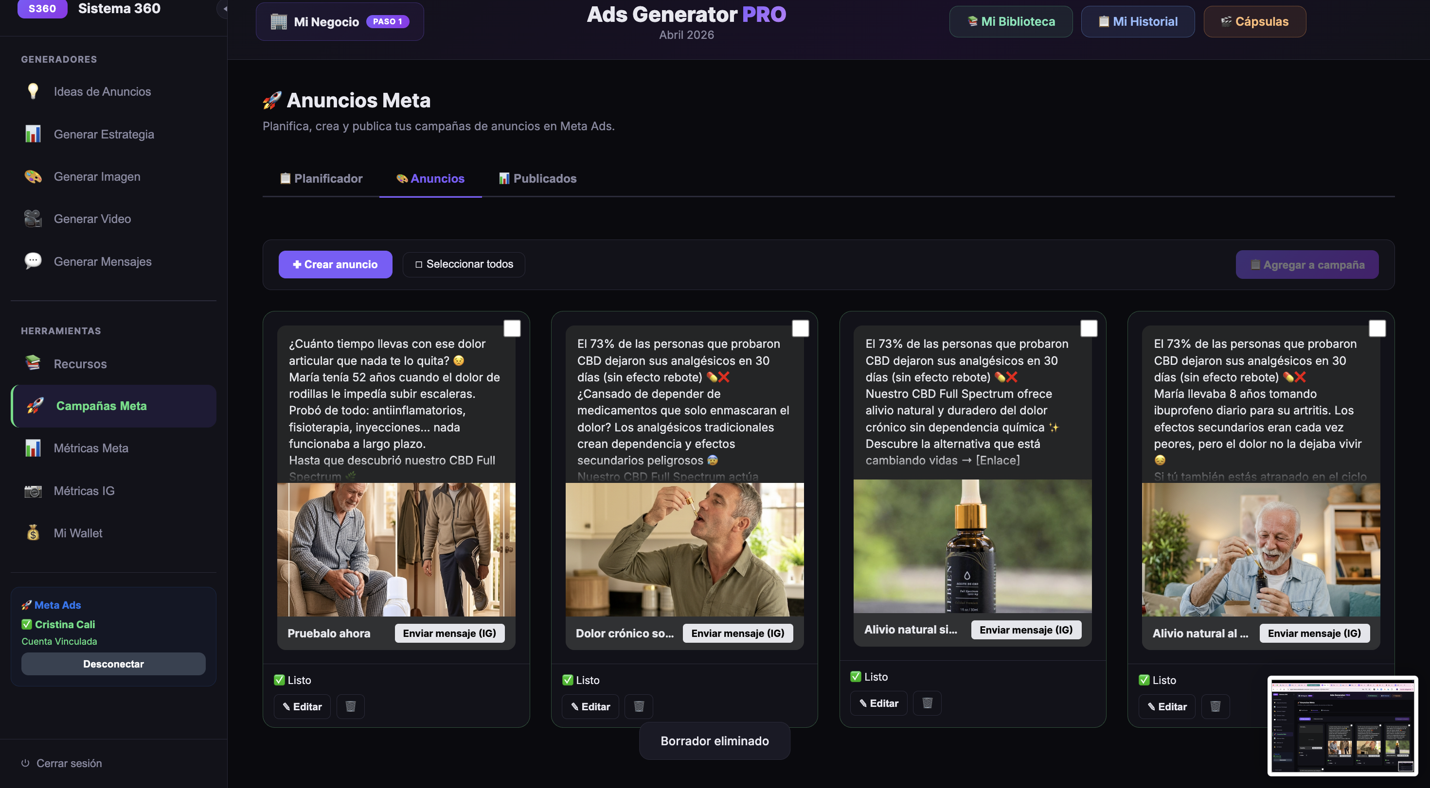 ADSEN AI - Generador de anuncios con IA