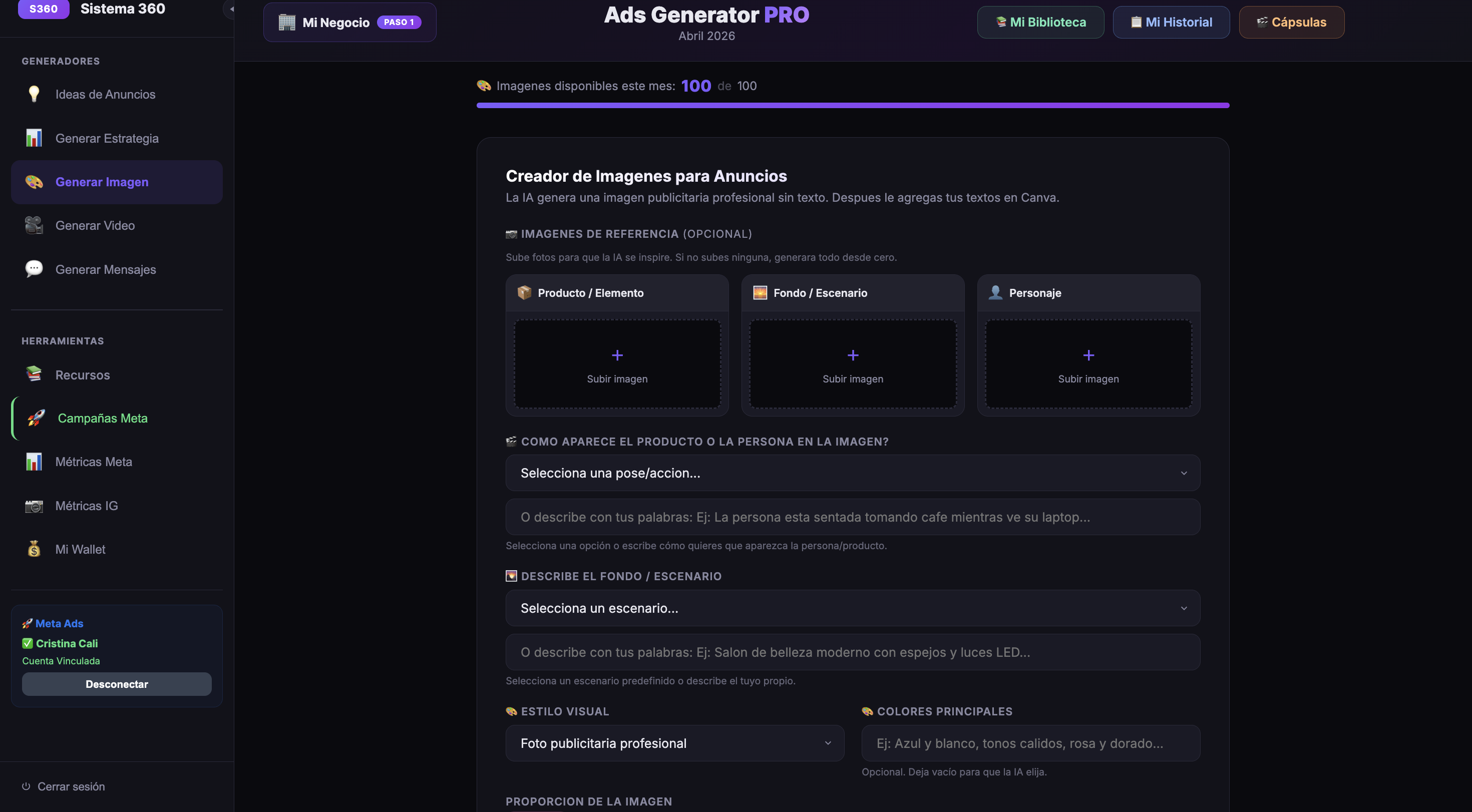 Generador de Imágenes