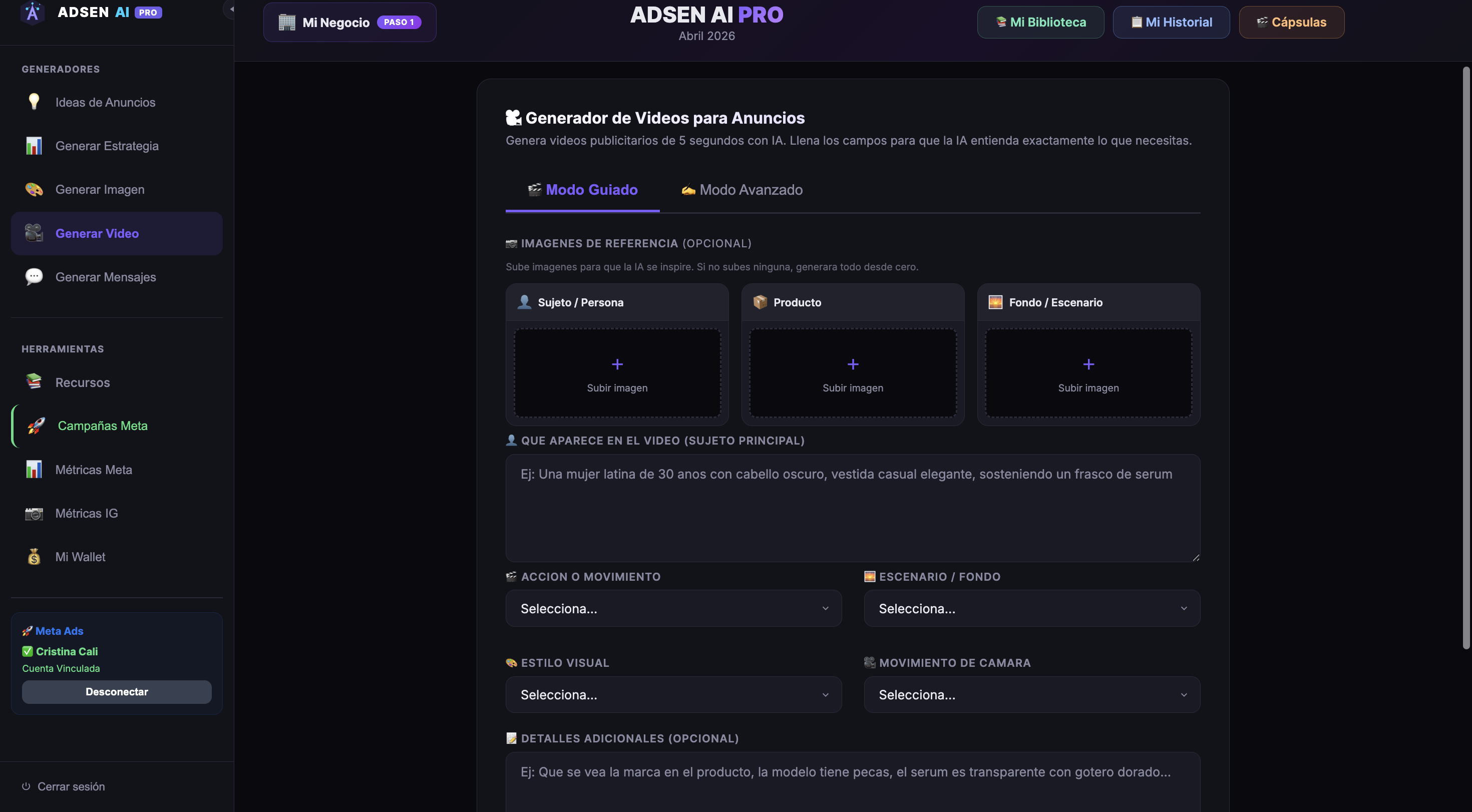 Generador de Video con IA